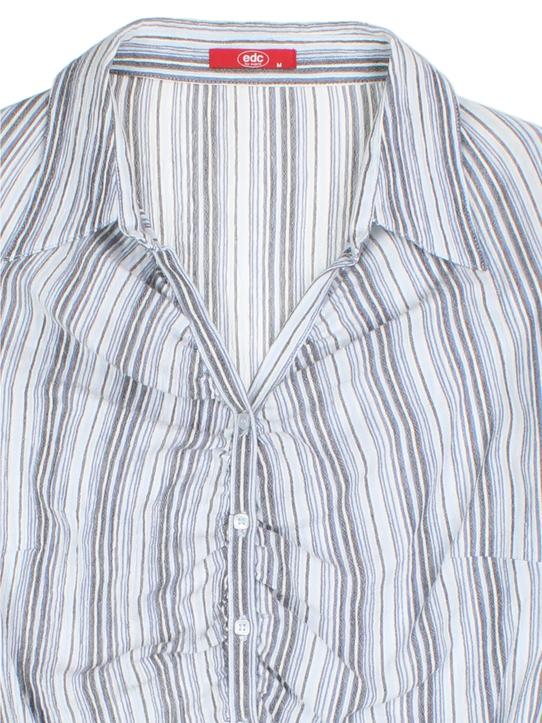 Y2K Ruched Shirt (Size S)