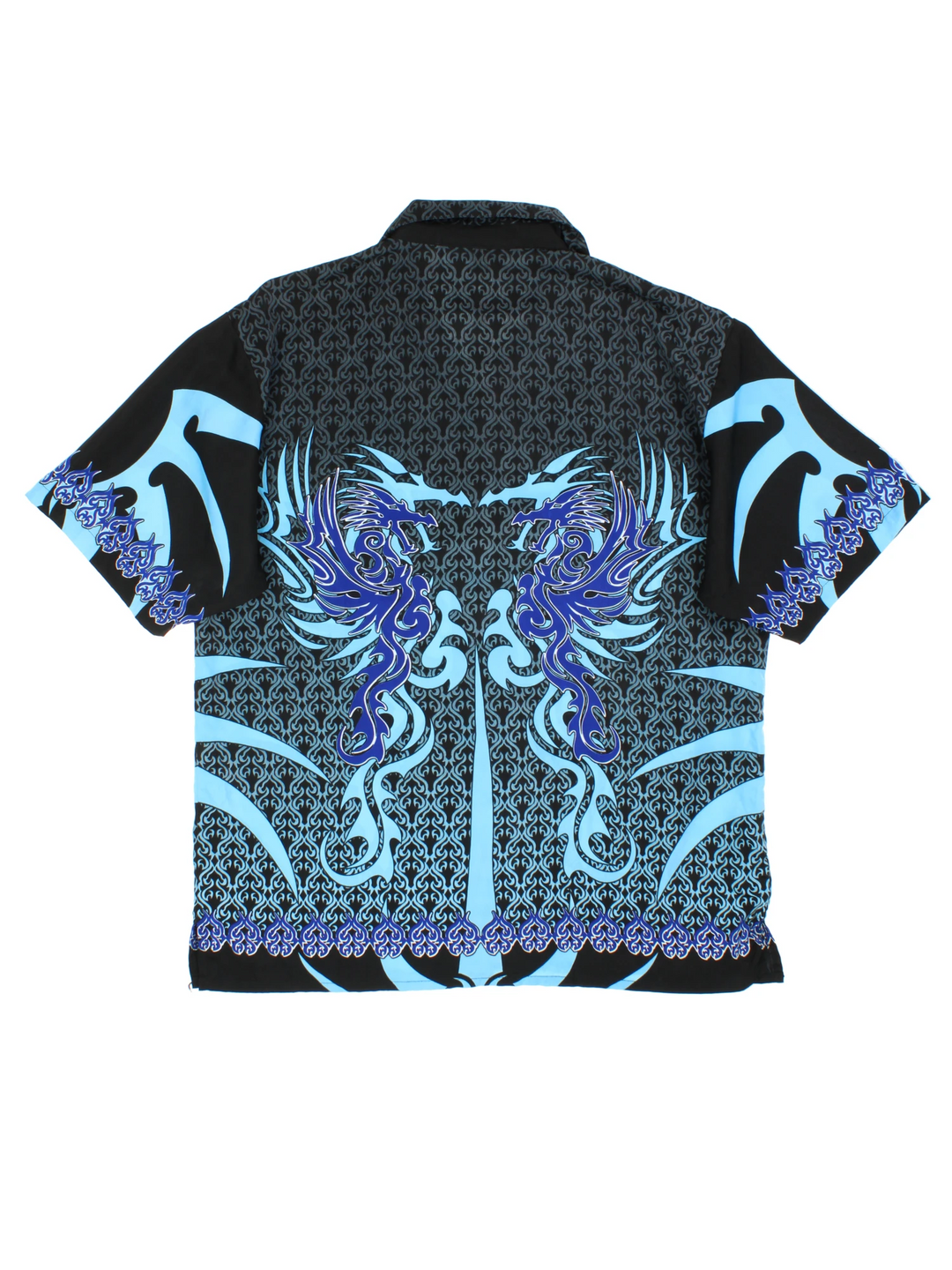 Y2K Dragonfly Flames Shirt (Size XL)