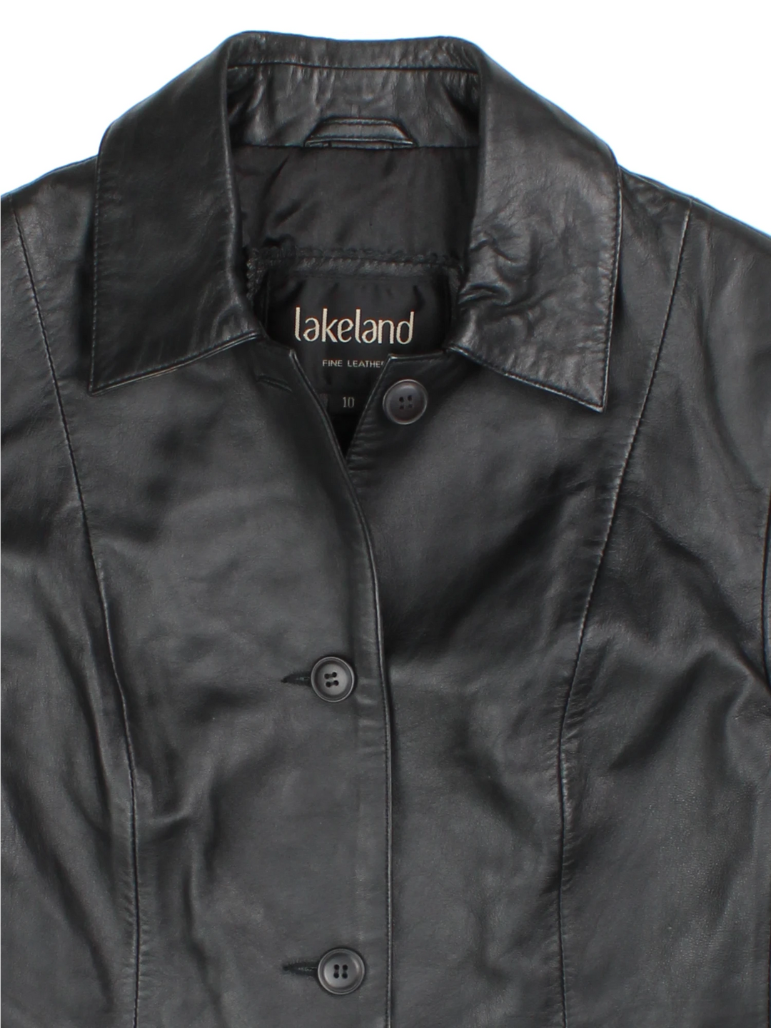 Y2K Leather Blazer (Size XXS)