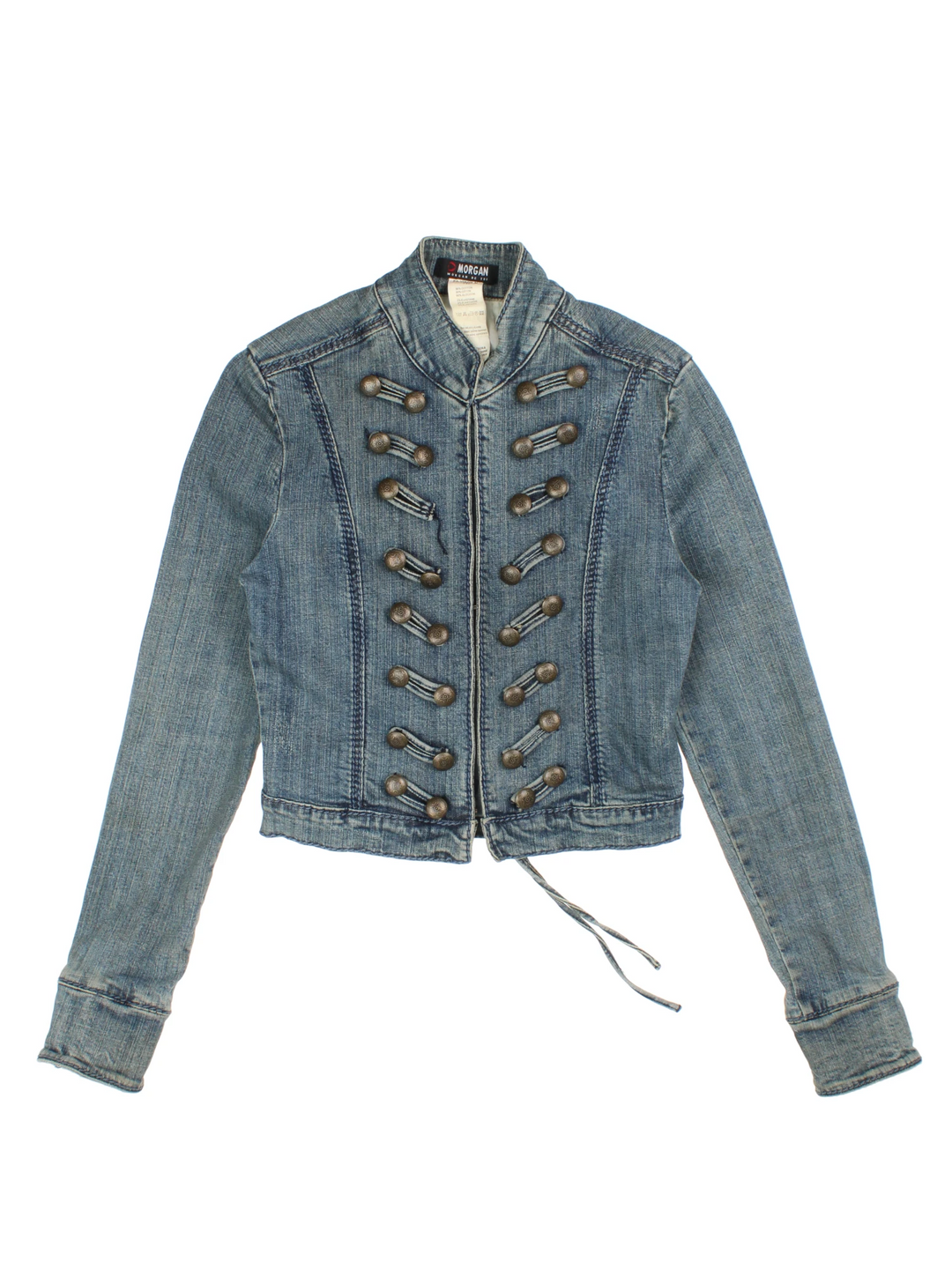 Y2K Morgan Denim Jacket (Size XXS) - VintageFolk