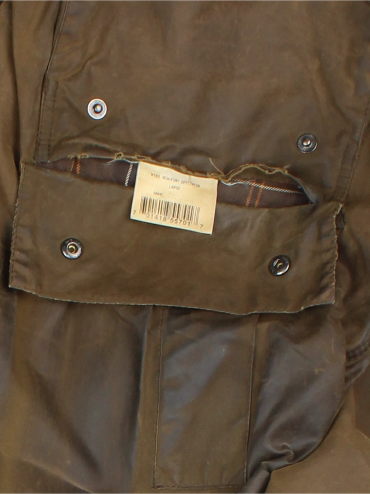 Barbour Beaufort Waxed Jacket (Size XL)