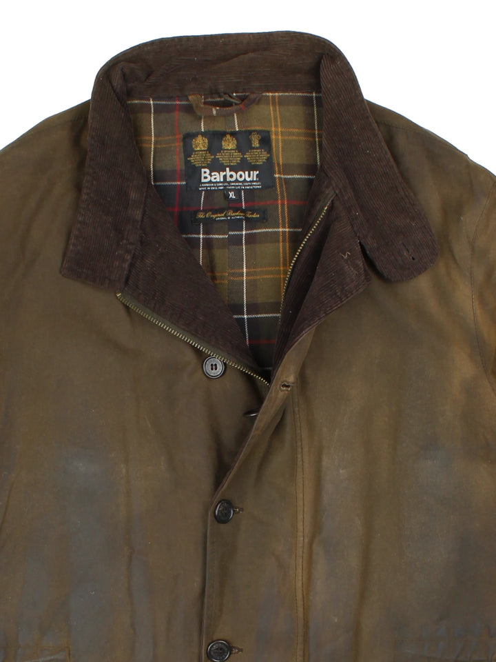 Barbour Lutz Waxed Jacket (Size XL)