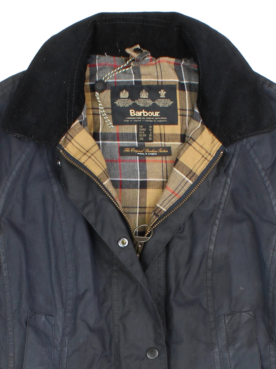 Barbour Beadnell Waxed Jacket (Size S)