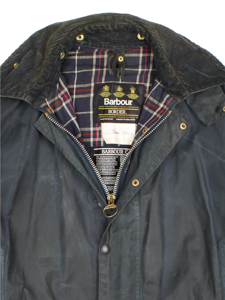 Barbour Border Waxed Jacket (Size XL)