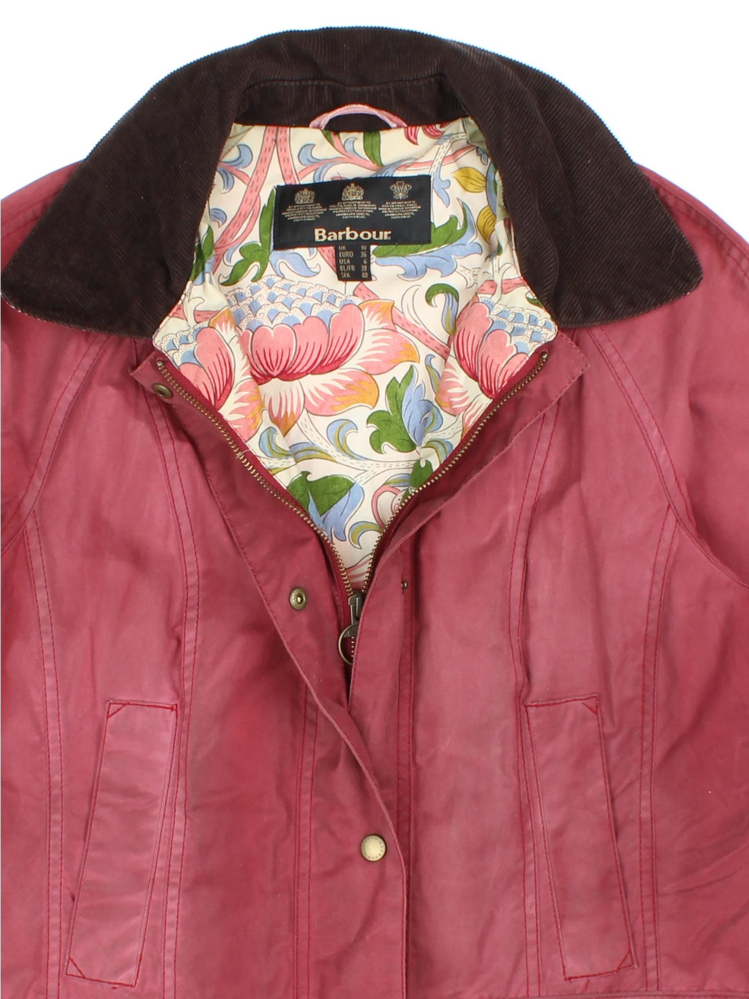 Barbour Beadnell Wax Jacket (Size S)