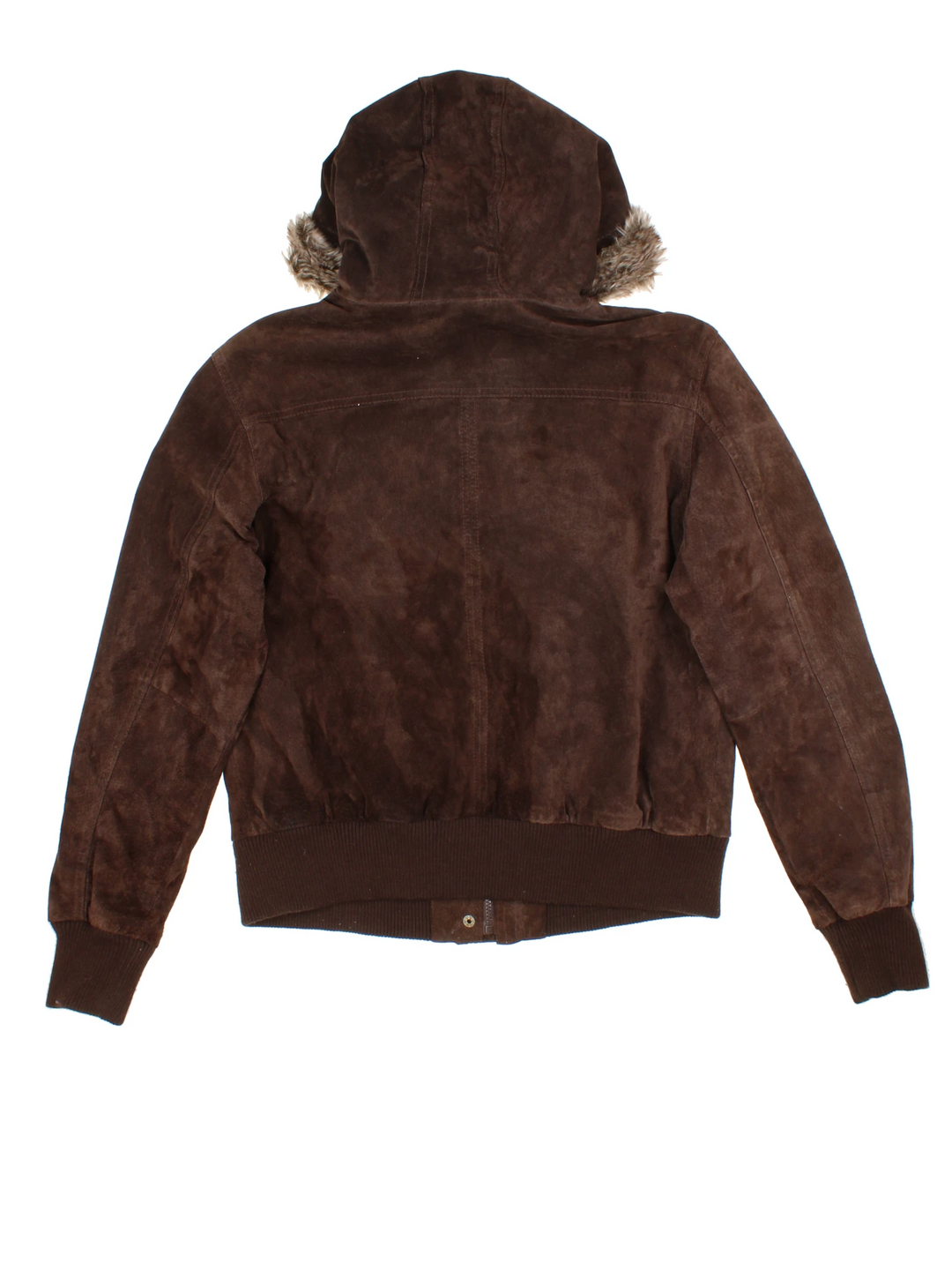 Vintage Suede Bomber Jacket (Size L)