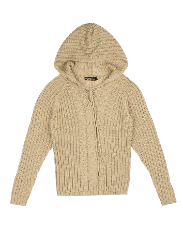 Y2K Lace up Jumper (Size XXS)