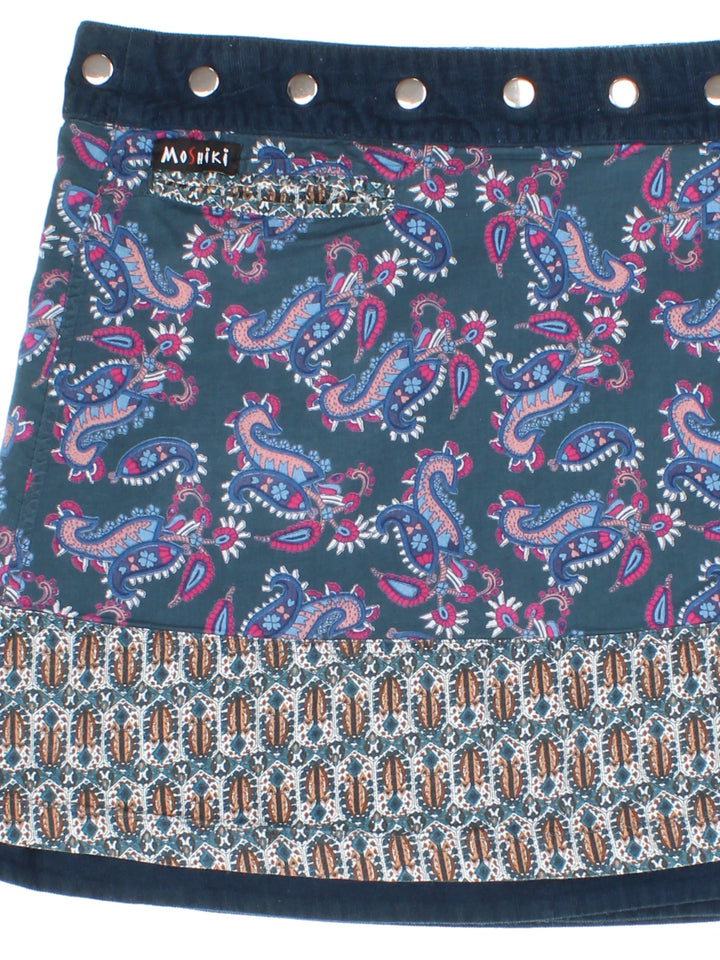 Moshiki Reversible Mini Skirt (Size XL)