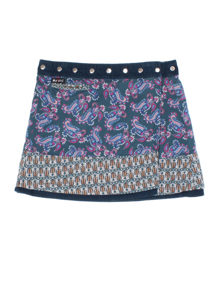 Moshiki Reversible Mini Skirt (Size XL)