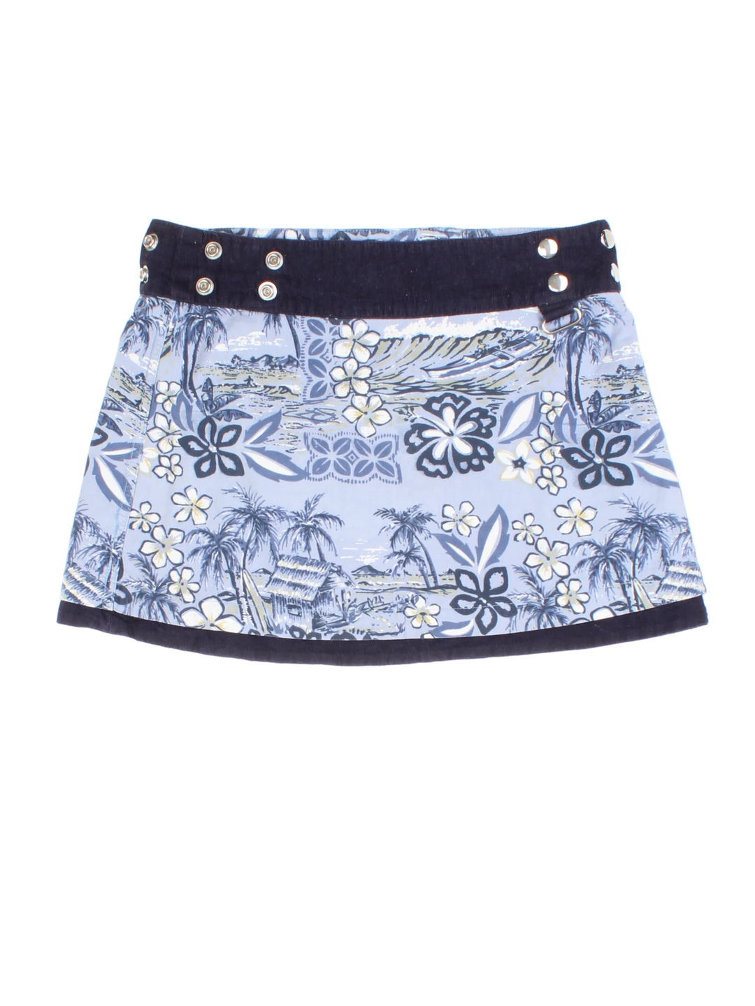 Vintage Moshiki Reversible Mini Skirt (Size S)