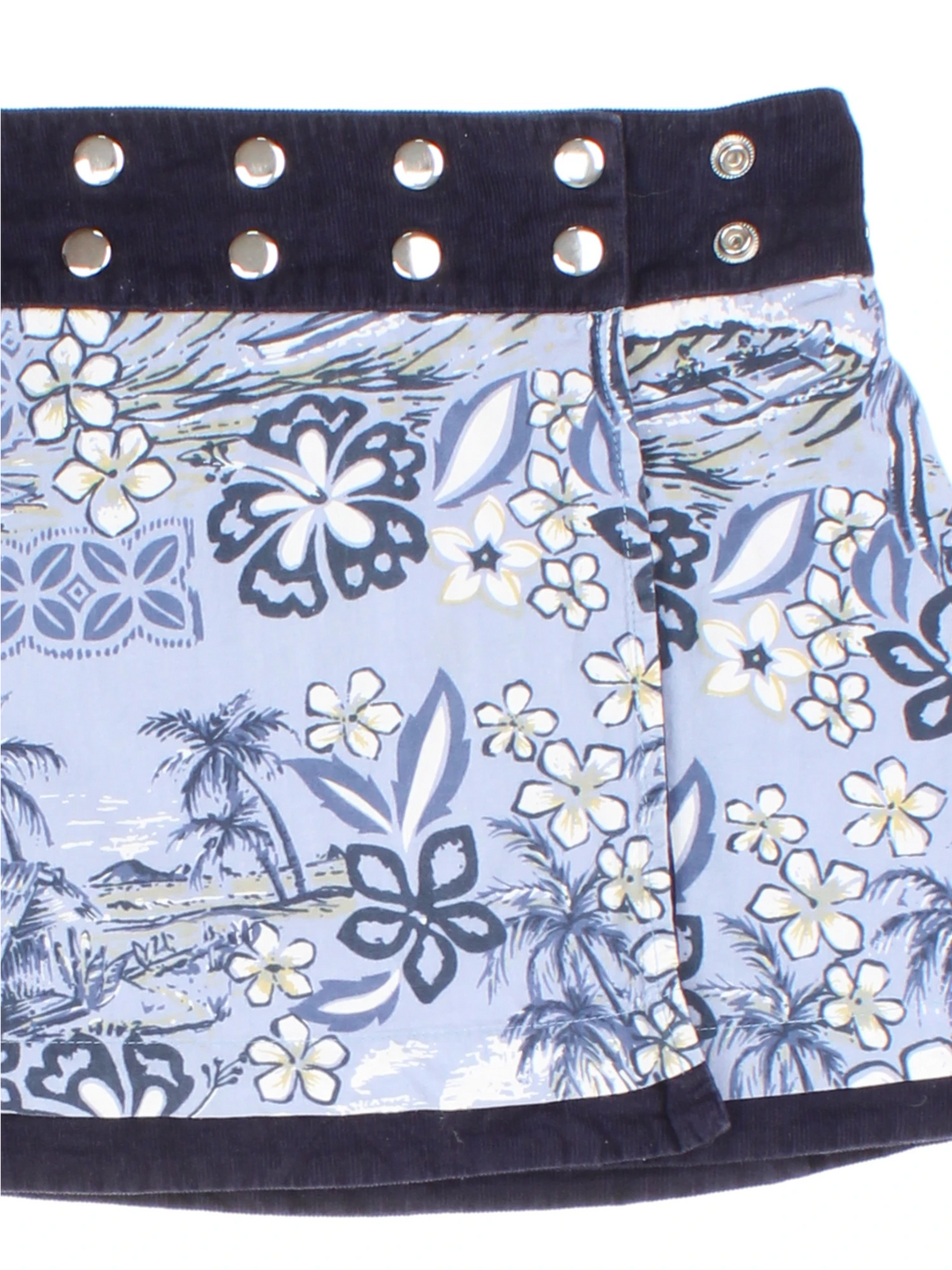 Vintage Moshiki Reversible Mini Skirt (Size S)