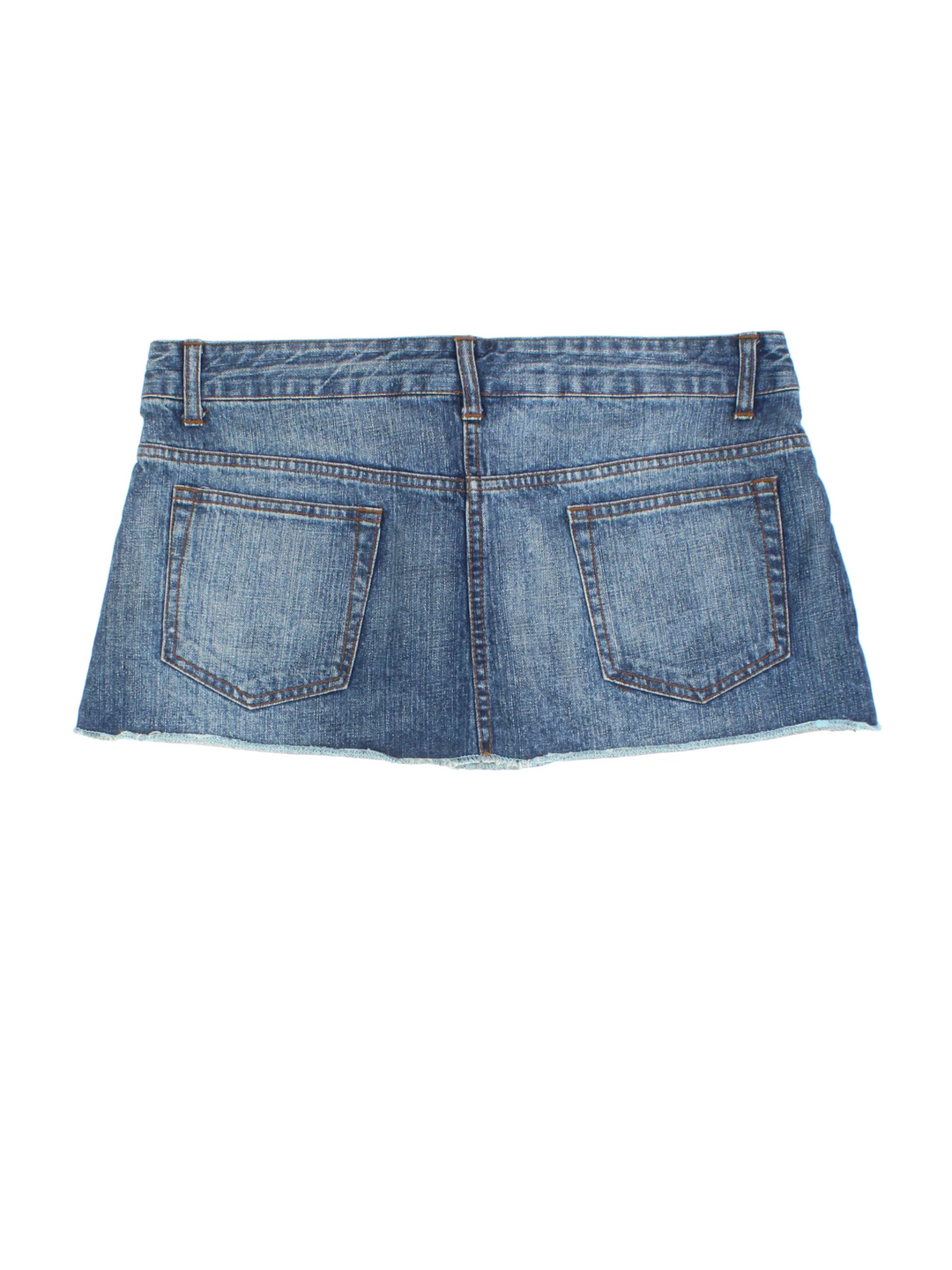Y2K Studded Denim Mini Skirt (Size XL)