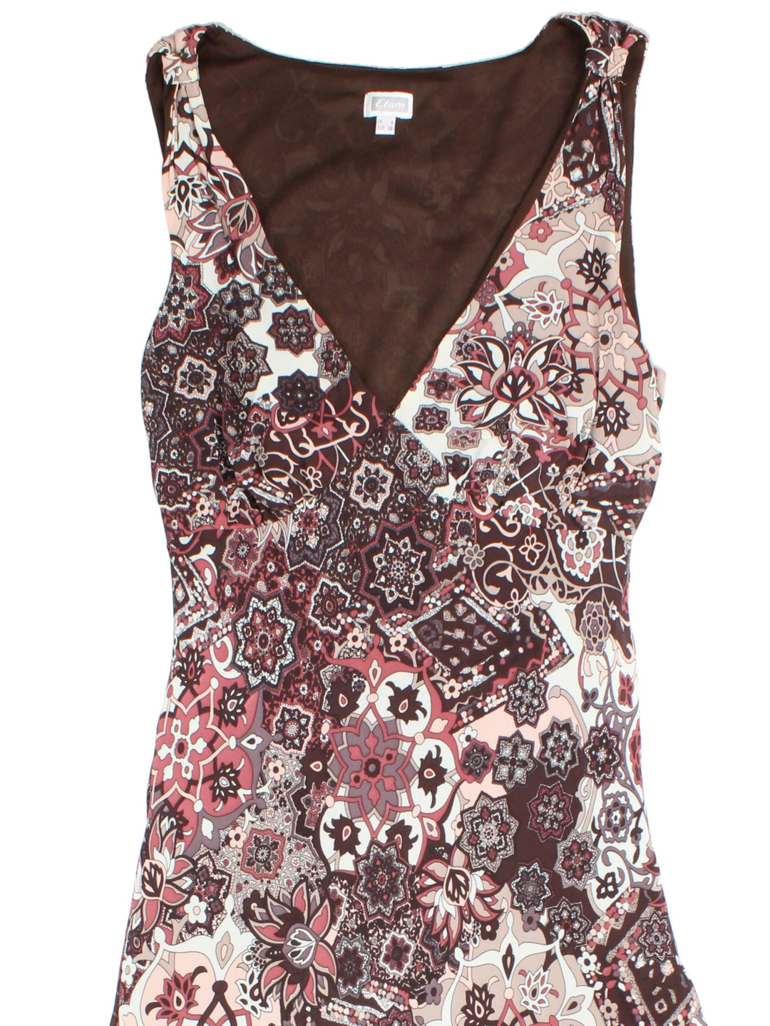 Y2K Handkerchief Hem Midi Dress (Size XXS)