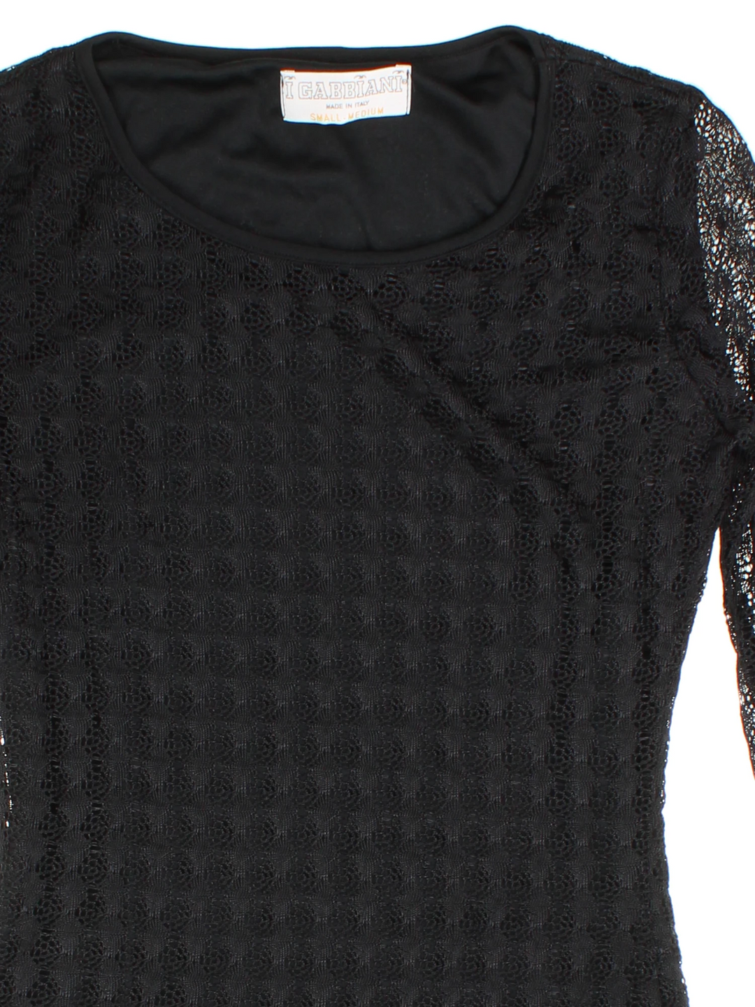 Vintage Crochet Mini Dress (Size XXS)