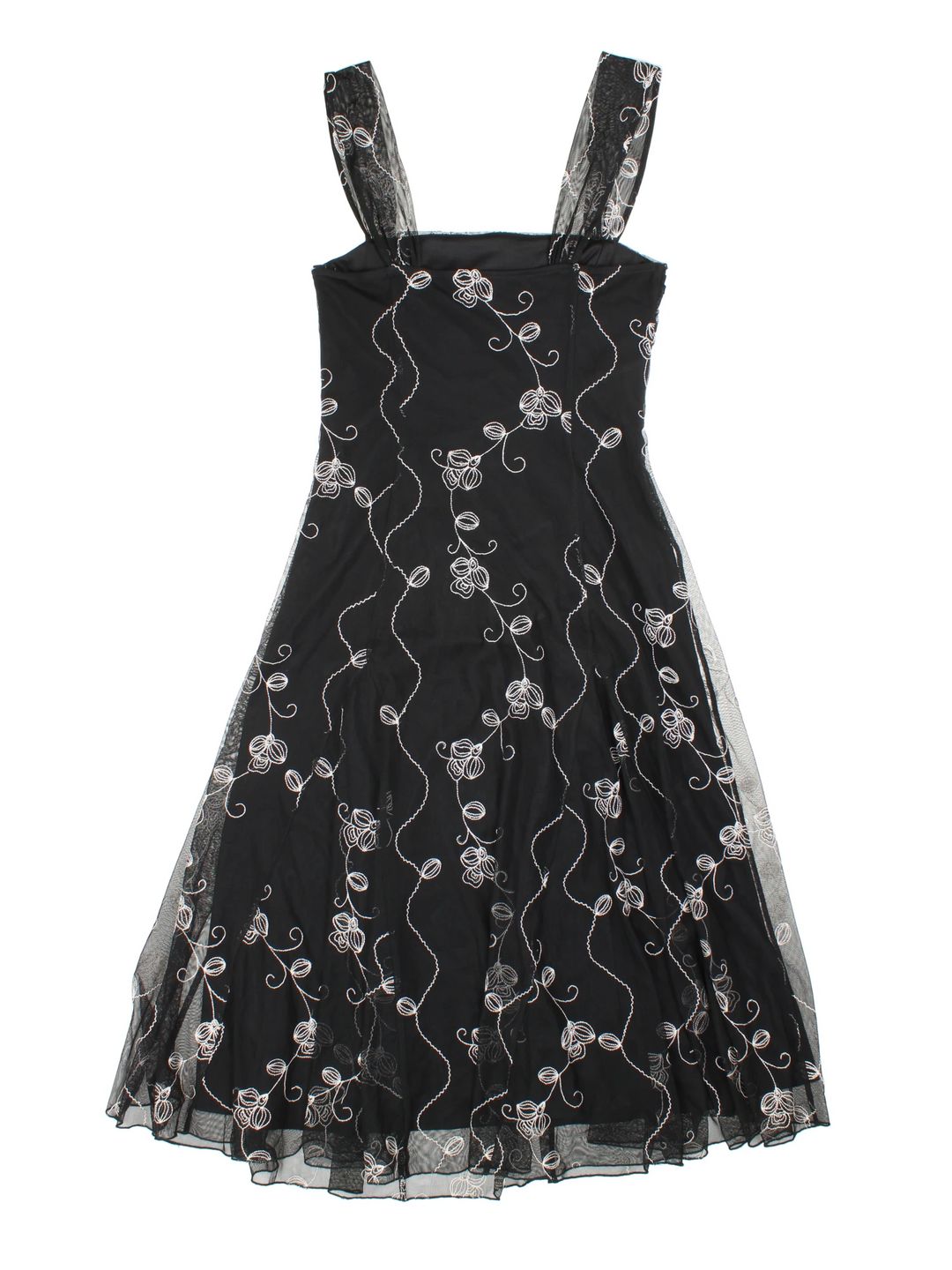 Y2K Embroidered Dress (Size XXS)