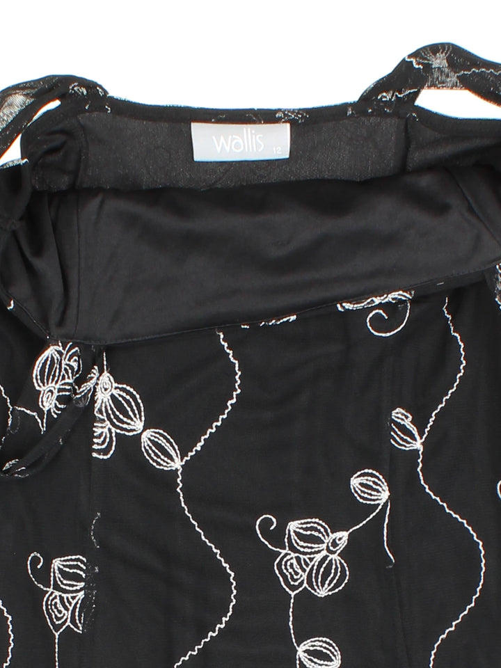 Y2K Embroidered Dress (Size XXS)