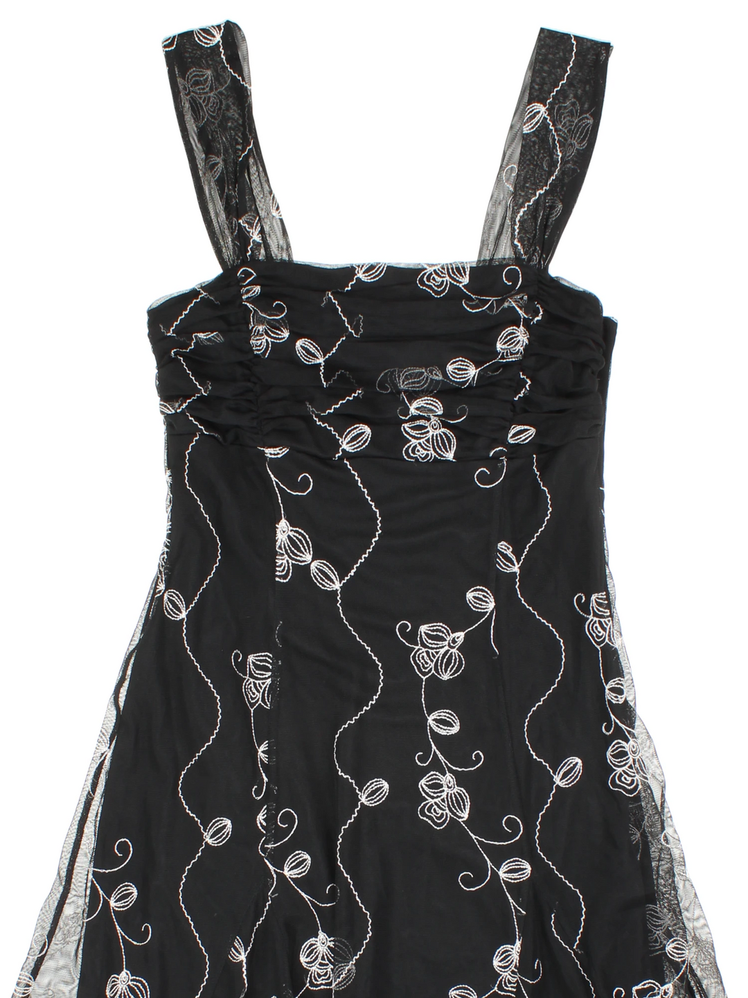 Y2K Embroidered Dress (Size XXS)