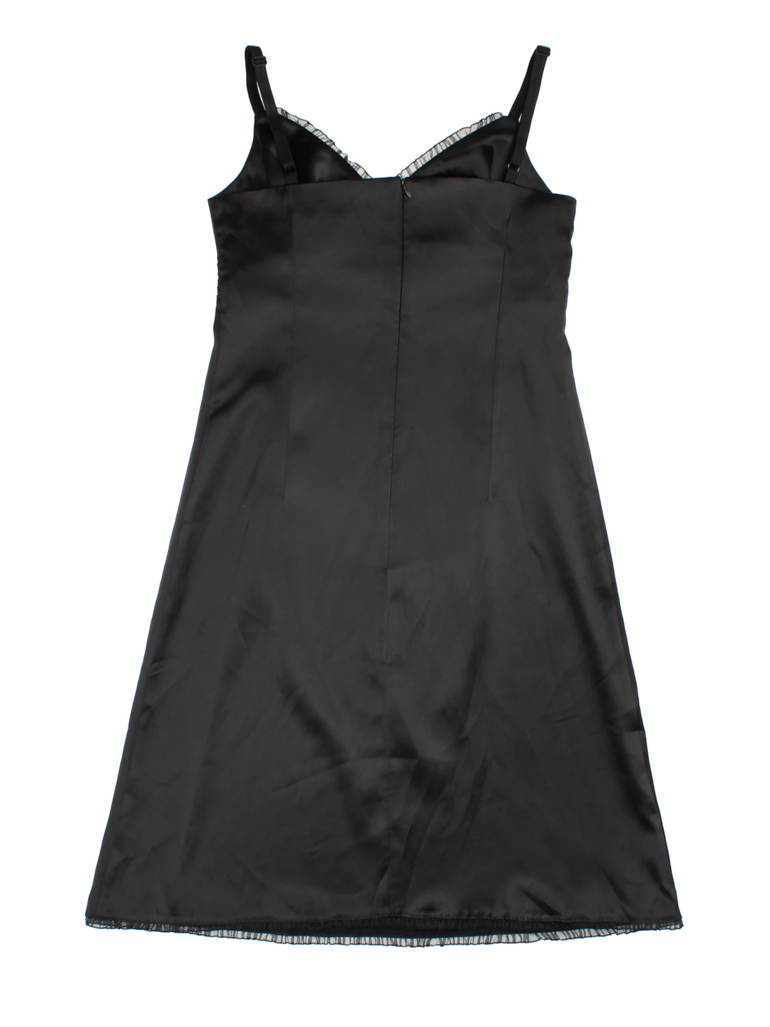 Y2K Satin Midi Dress (Size S)