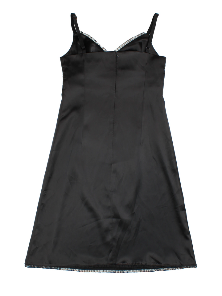 Y2K Satin Midi Dress (Size S)