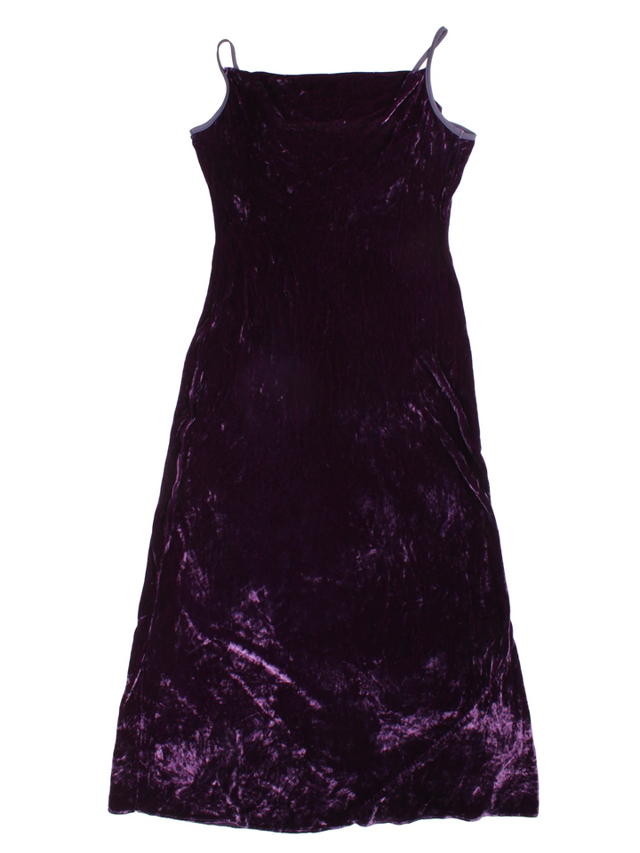 Y2K Velvet Maxi Dress (Size M)
