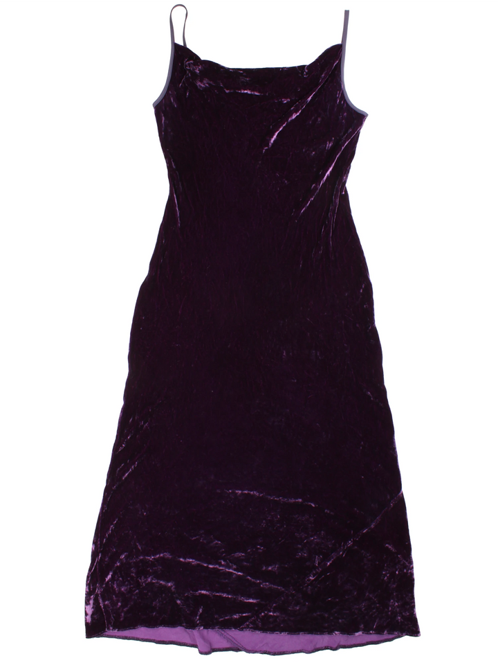 Y2K Velvet Maxi Dress (Size M)