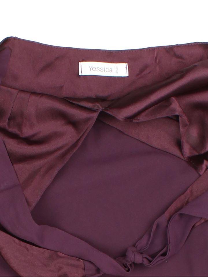 Y2K Handkerchief Hem Midi Dress (Size XXS)