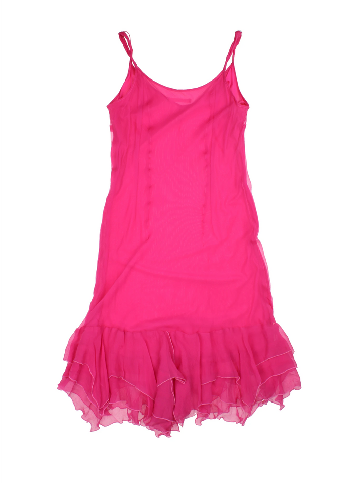 Y2K Waterfall Hem Dress (Size XS)
