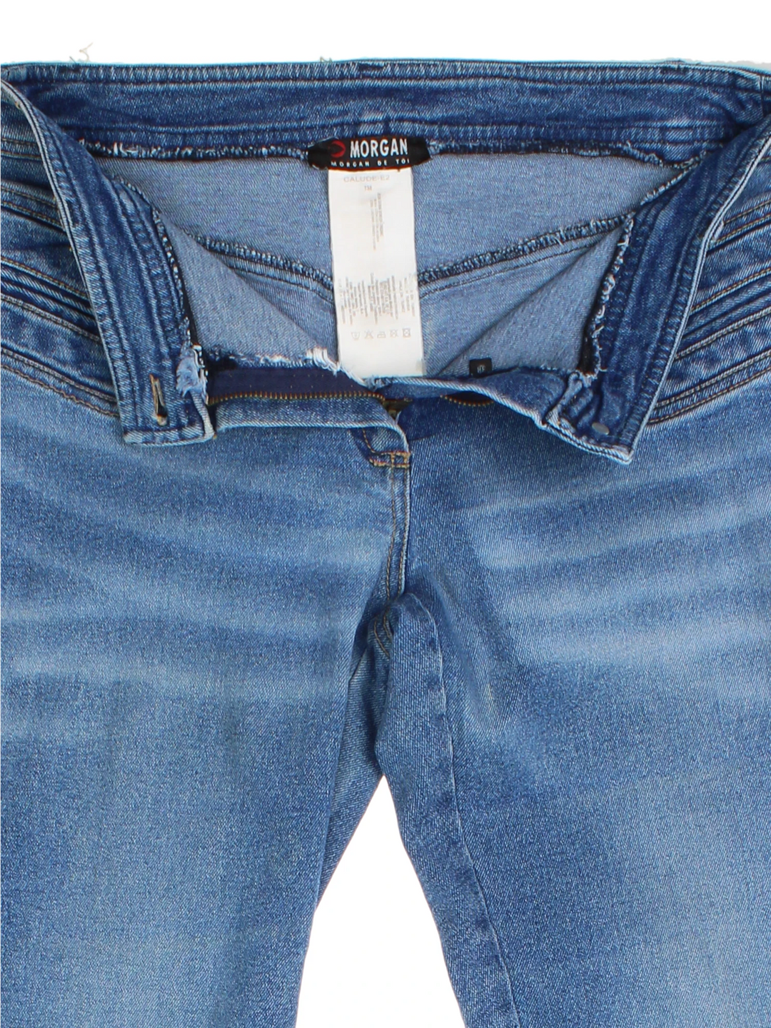 Y2K Lace Up Flared Morgan Jeans (Size M)