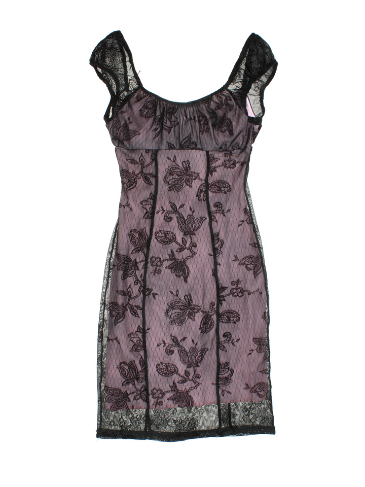 Y2K Jane Norman Lace Dress (Size XXS)