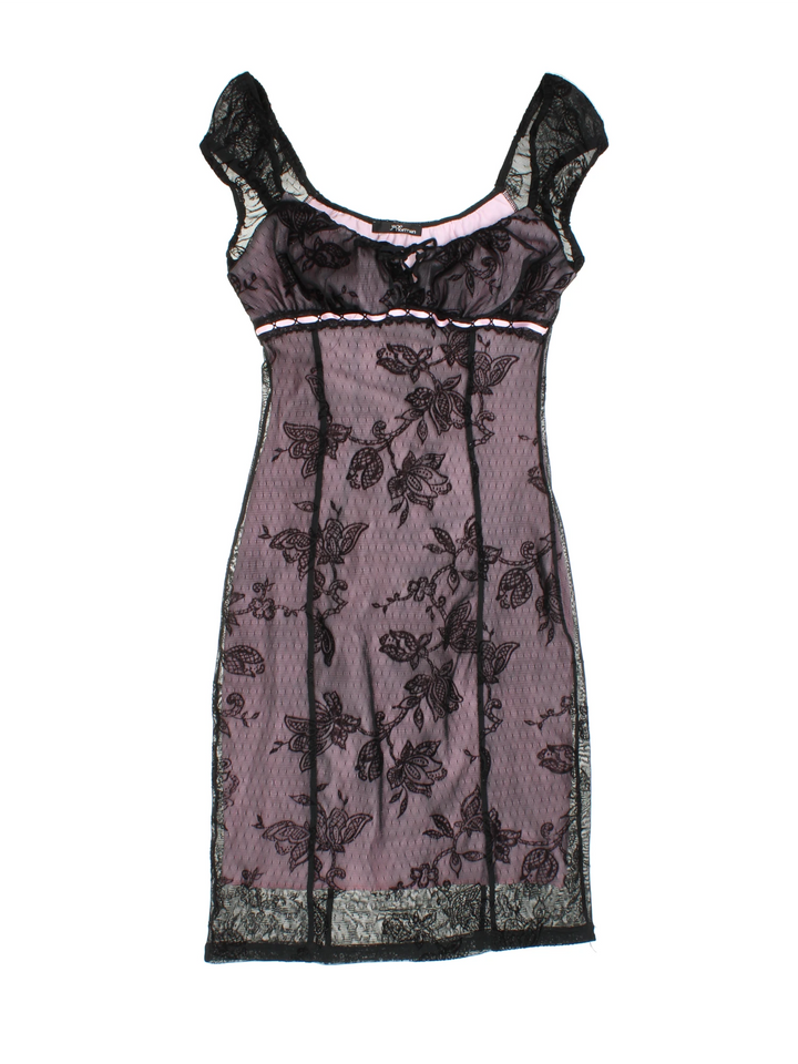 Y2K Jane Norman Lace Dress (Size XXS)