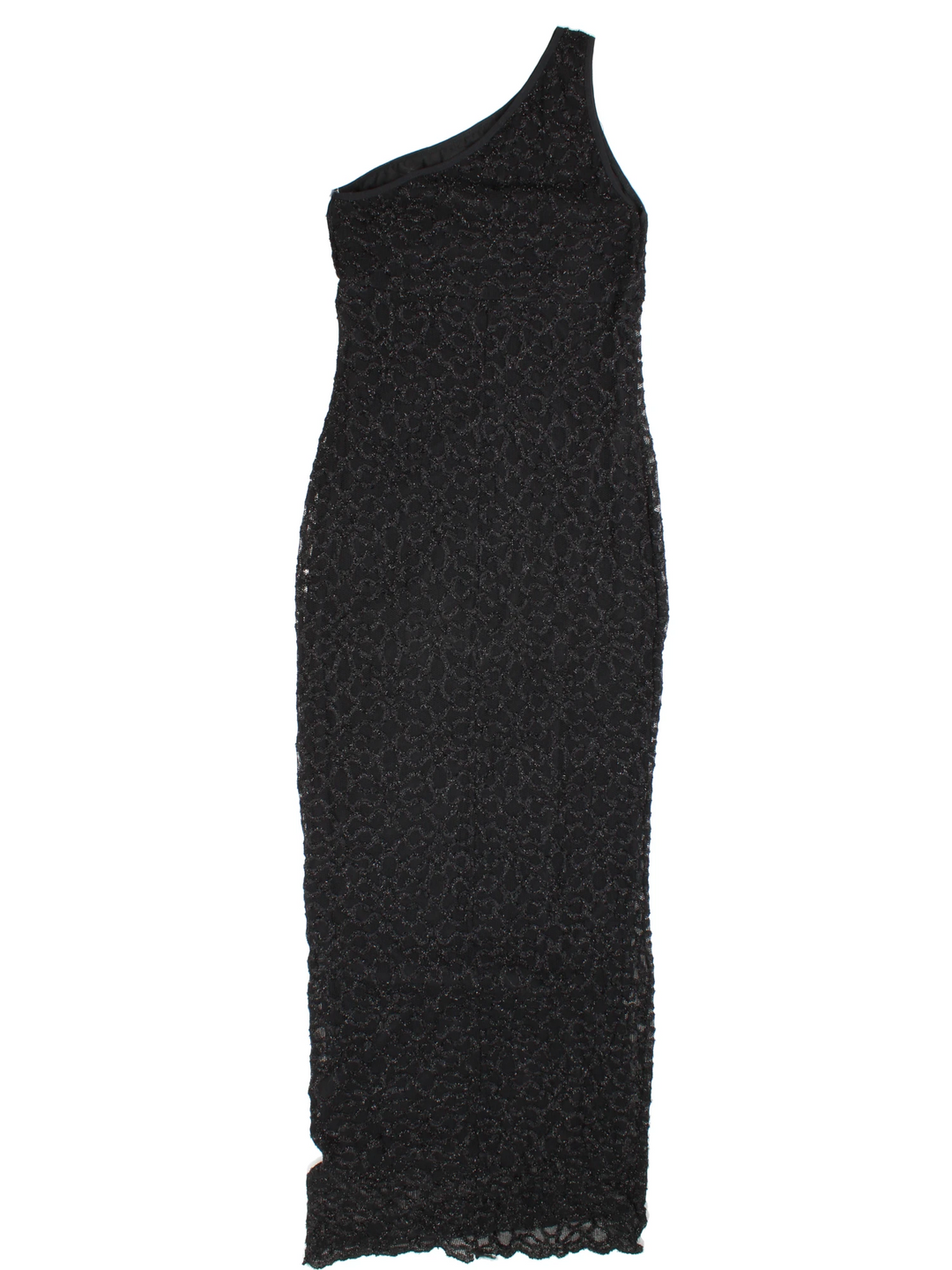 Y2K One Shoulder Maxi Dress (Size XXS)