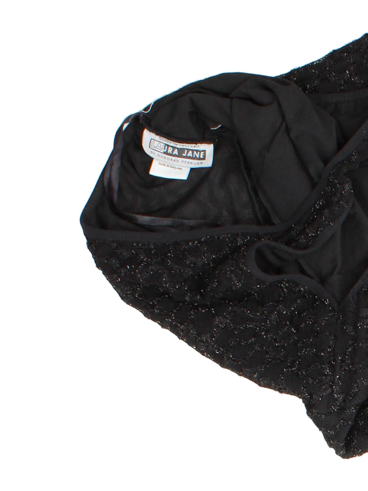 Y2K One Shoulder Maxi Dress (Size XXS)