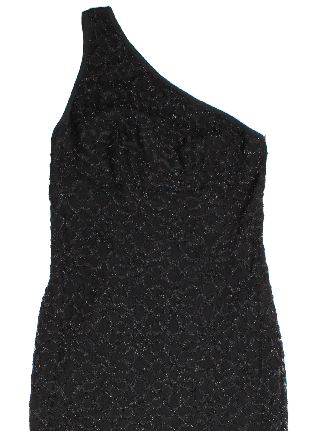 Y2K One Shoulder Maxi Dress (Size XXS)