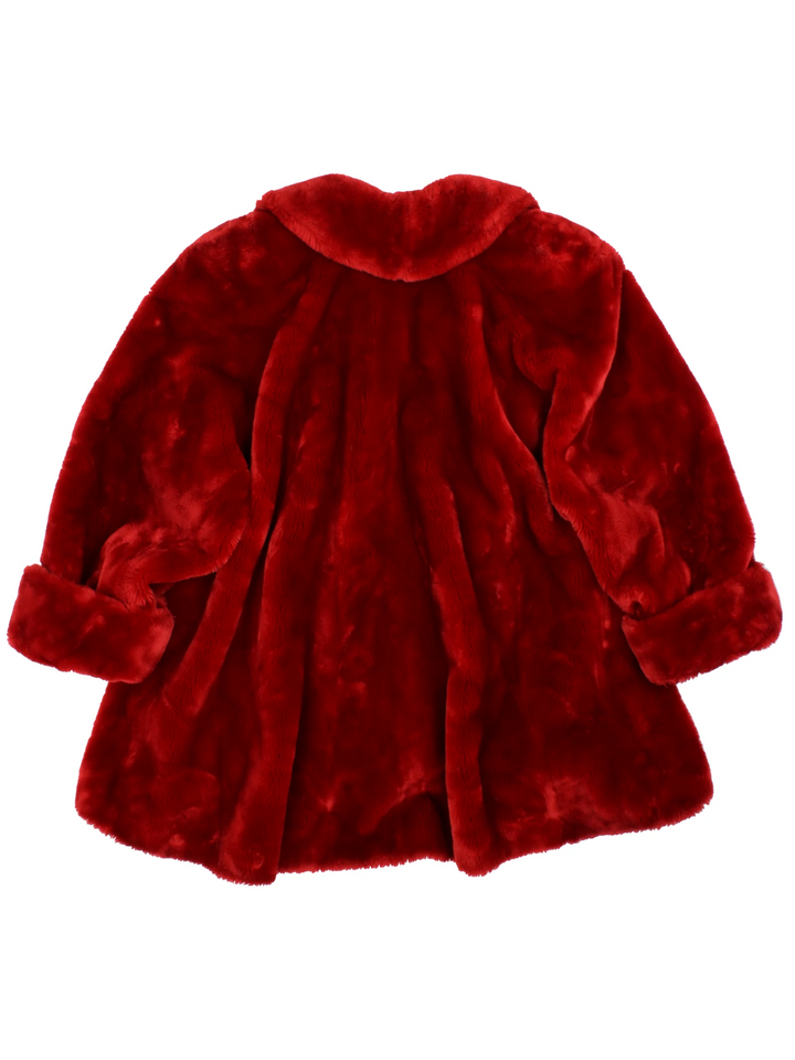 Vintage Faux Fur Coat (Size XXL)