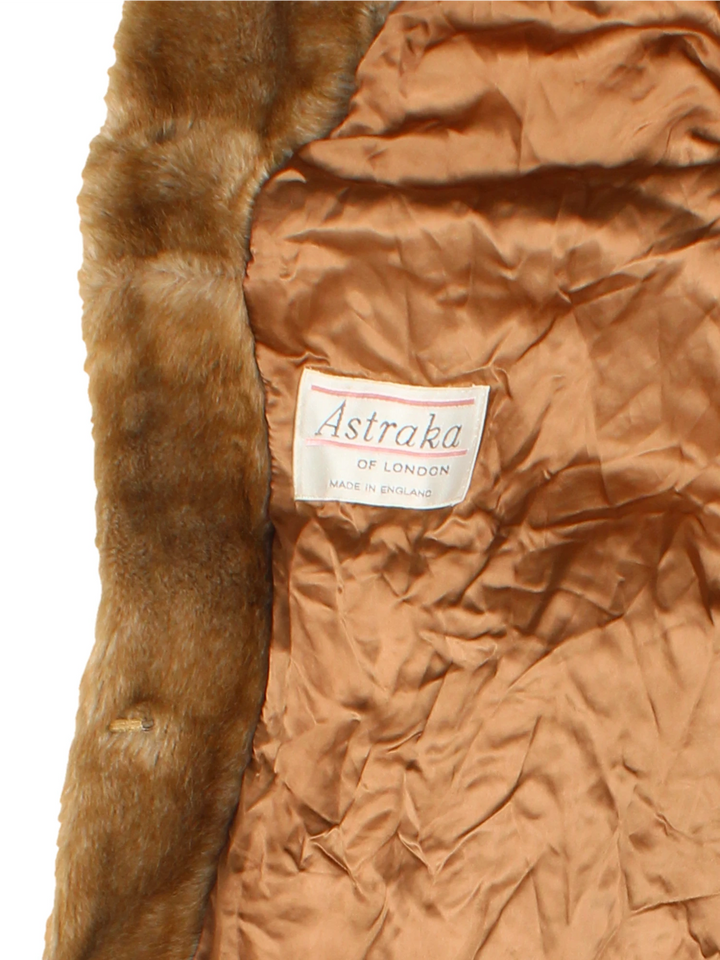 Vintage Faux Fur Jacket (Size M)