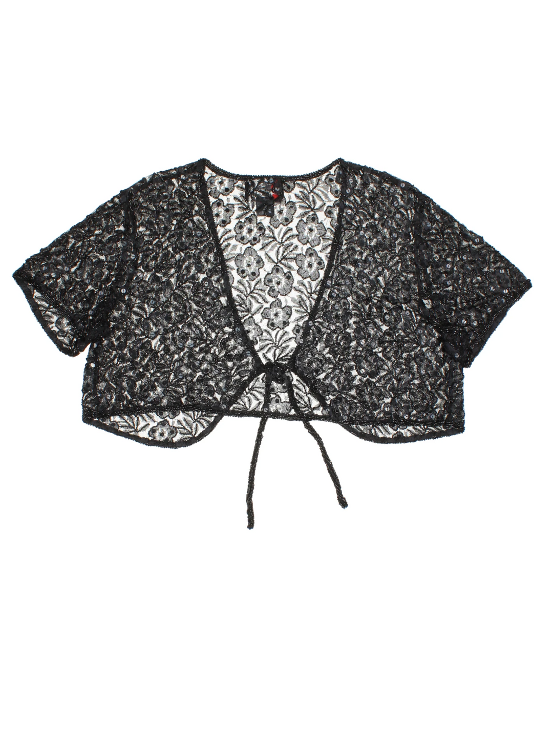 90's Beaded Lace Bolero (Size L)