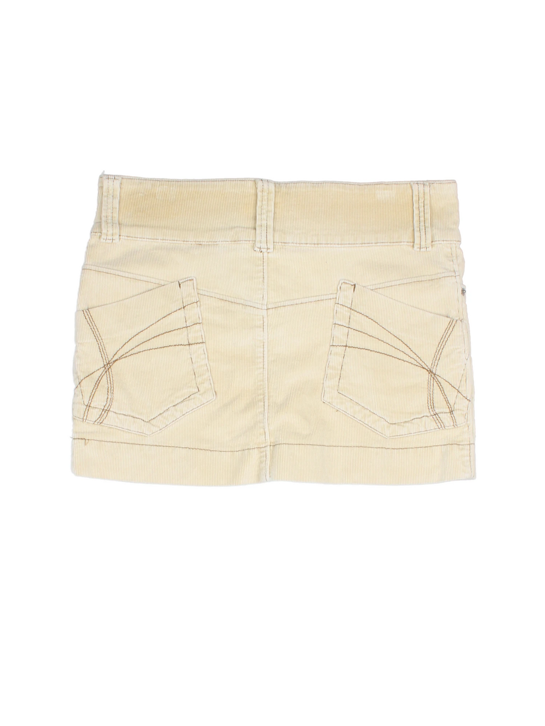 Y2K Corduroy Mini Skirt (Size XL)
