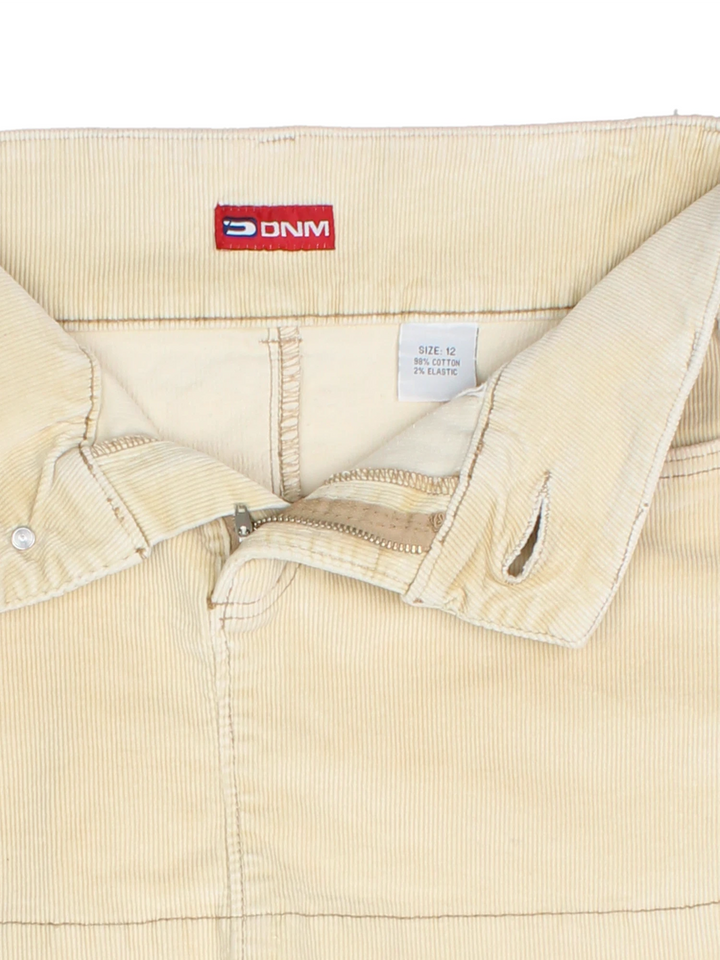 Y2K Corduroy Mini Skirt (Size XL)