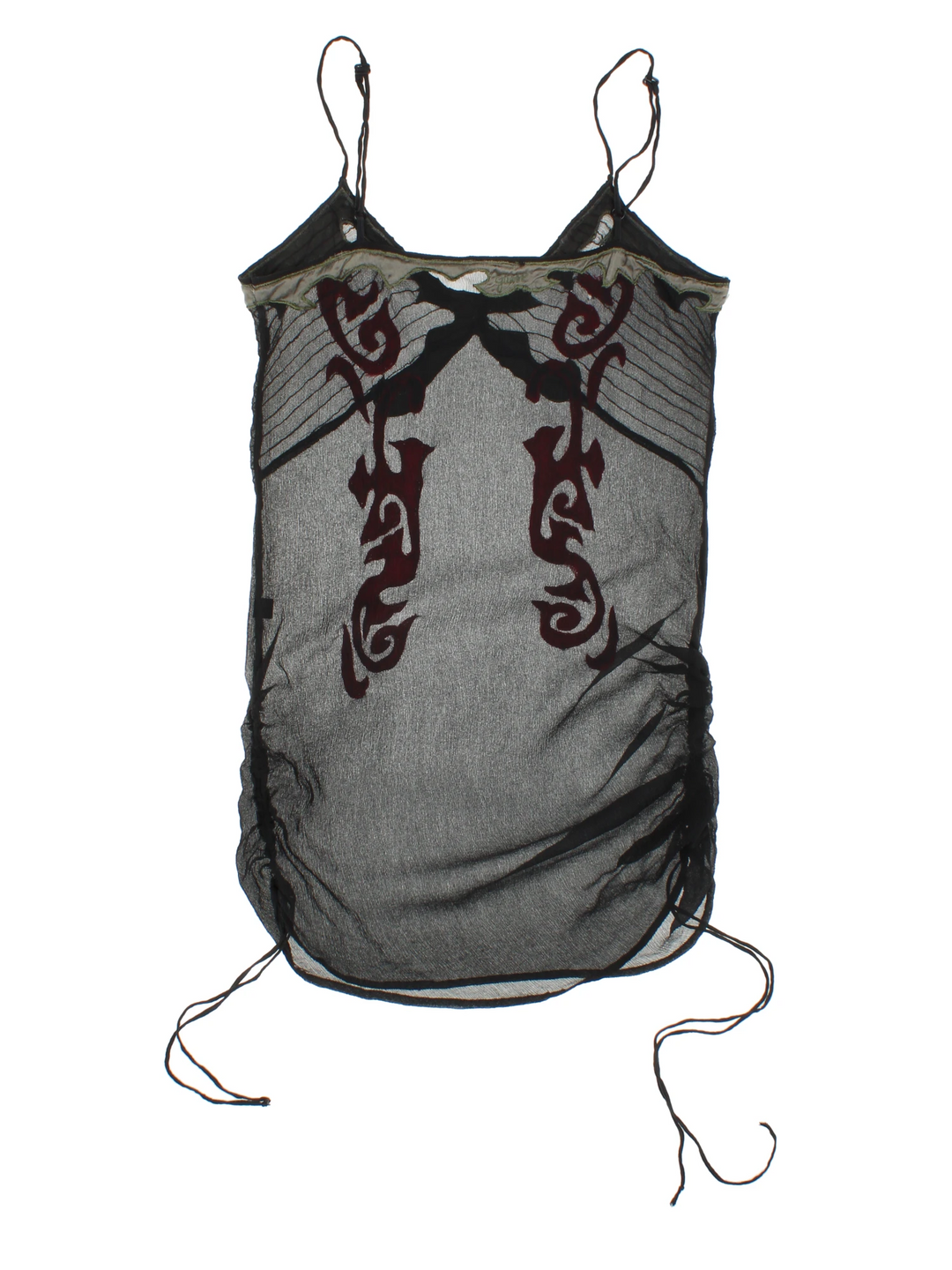 Y2K Sheer Guess Top (Size XXS)