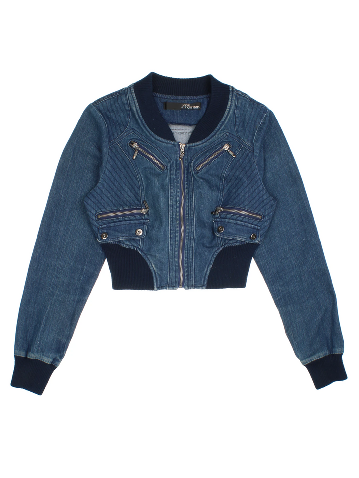 Y2K Jane Norman Denim Jacket (Size XS)