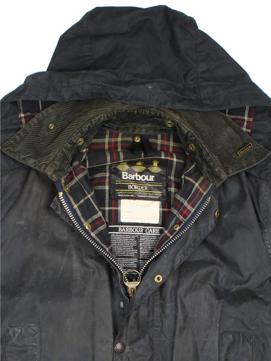 Barbour Border Wax Jacket (Size M)