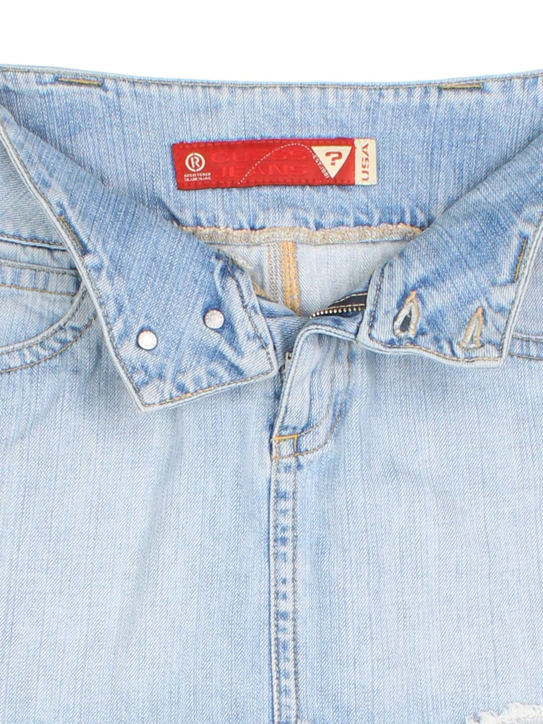 Y2K Guess Denim Mini Skirt (Size XS)