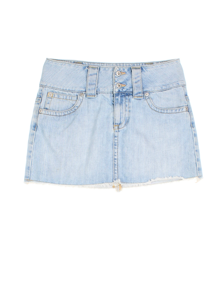 Y2K Guess Denim Mini Skirt (Size XS)