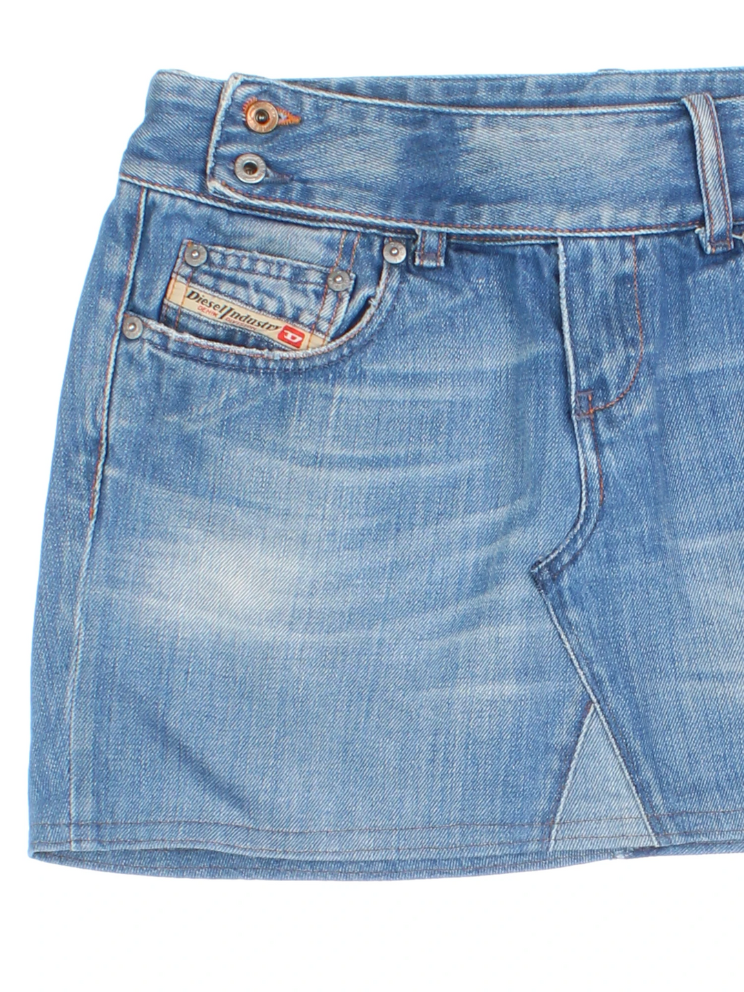 Y2K Diesel Denim Mini Skirt (Size L)