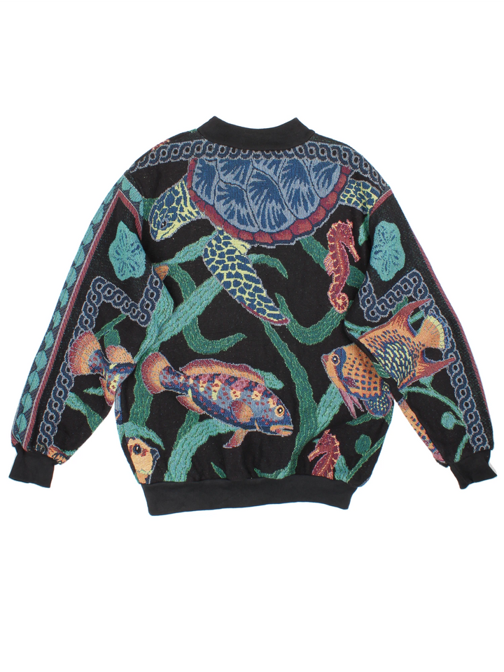 90's Sugar Street Weavers Marine Jumper (Size L)
