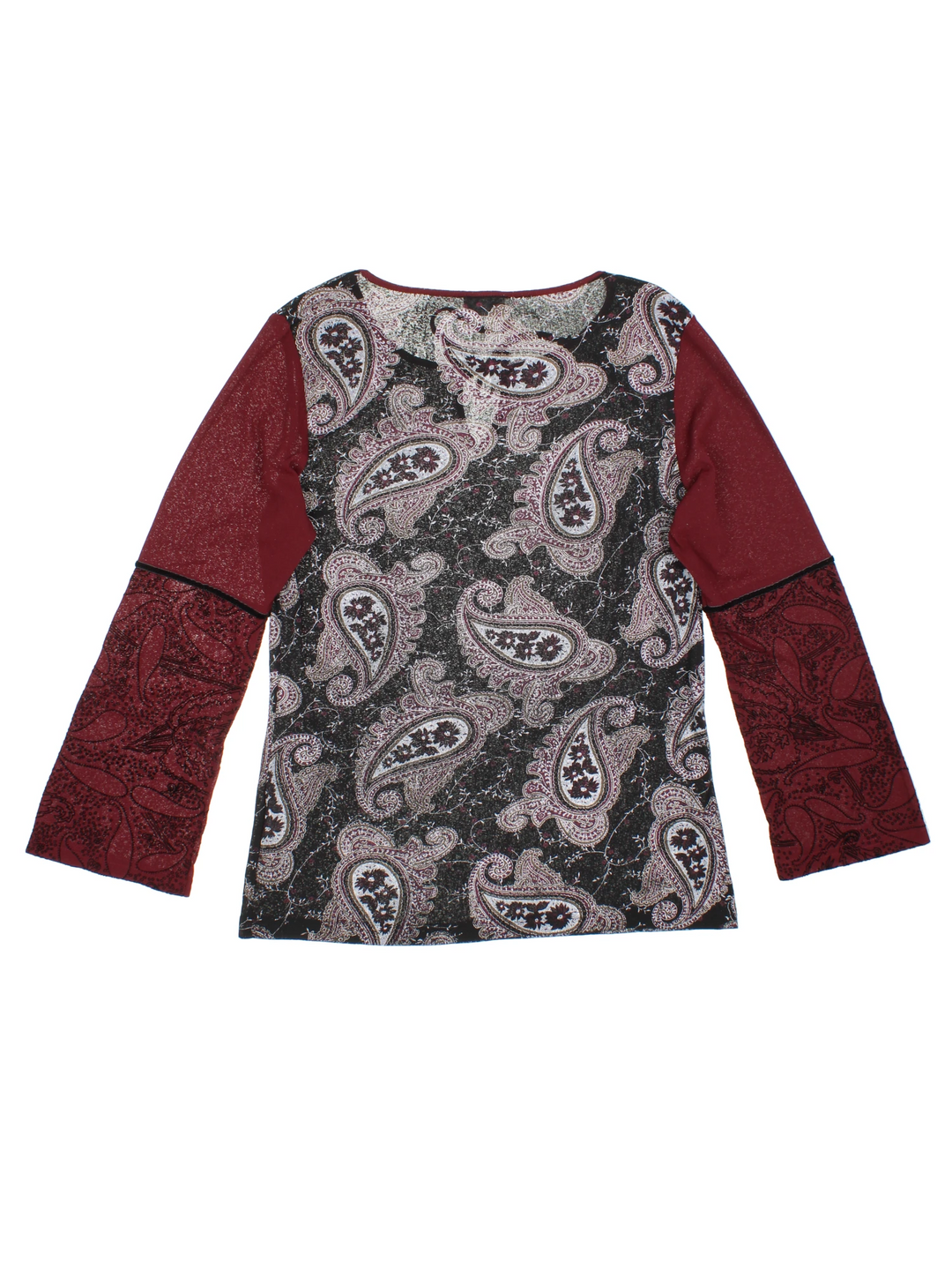 Y2K Paisley Top (Size M)