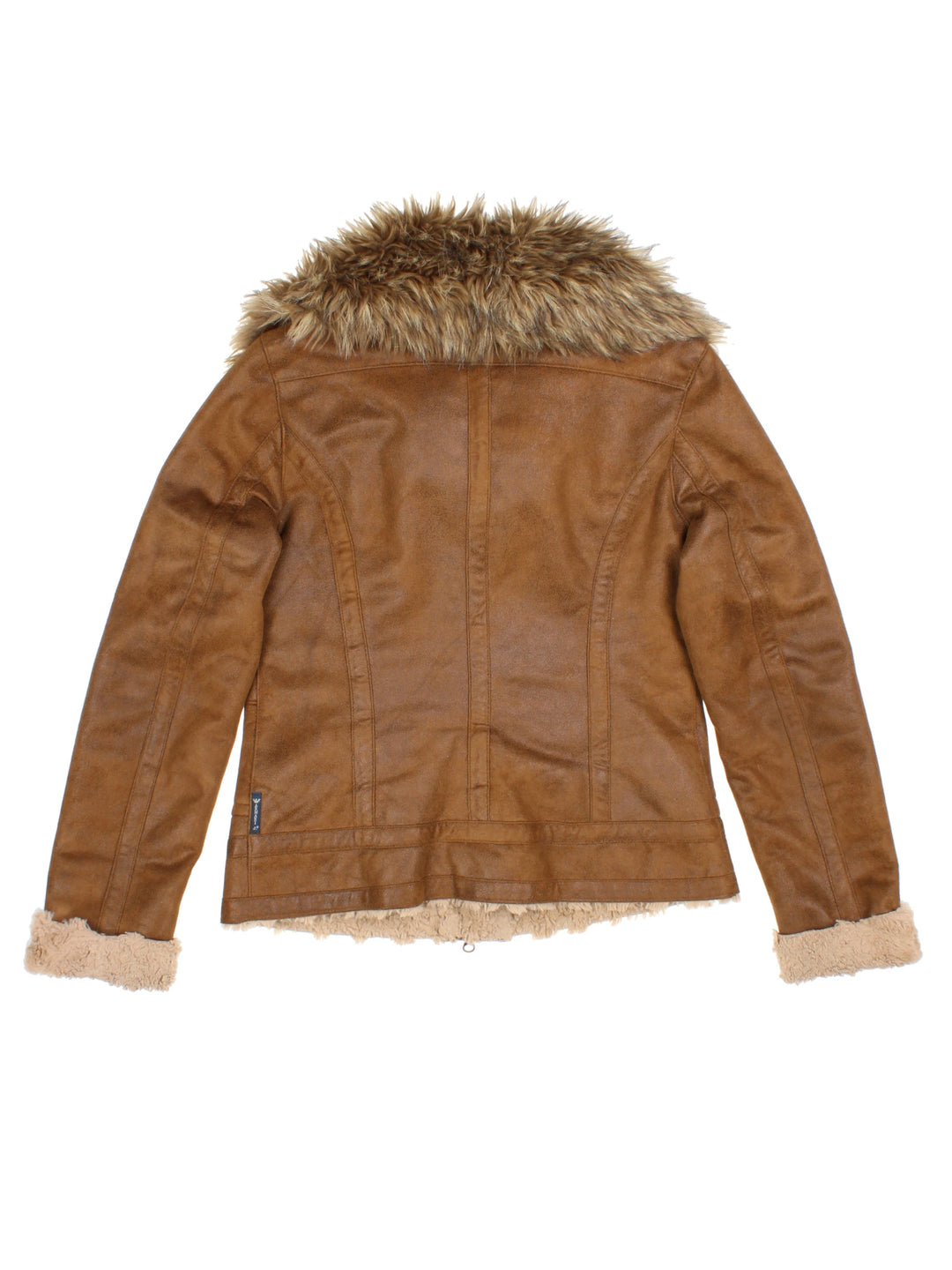 90's Armani Faux Fur Collar Jacket (Size XXS)