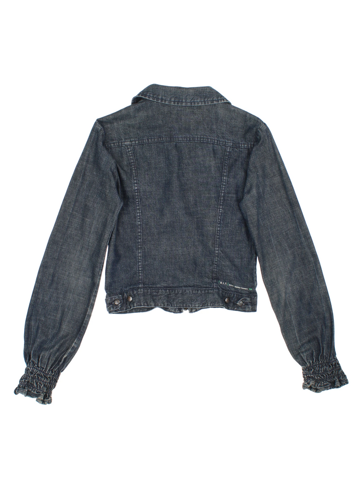 Y2K Diesel Denim Jacket (Size XXS)