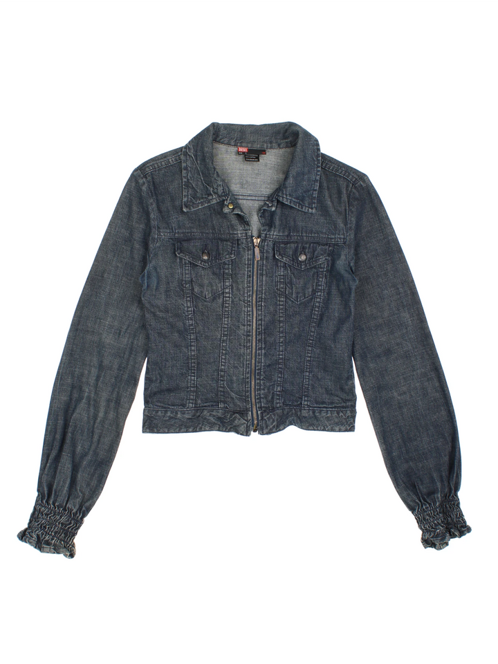 Y2K Diesel Denim Jacket (Size XXS)