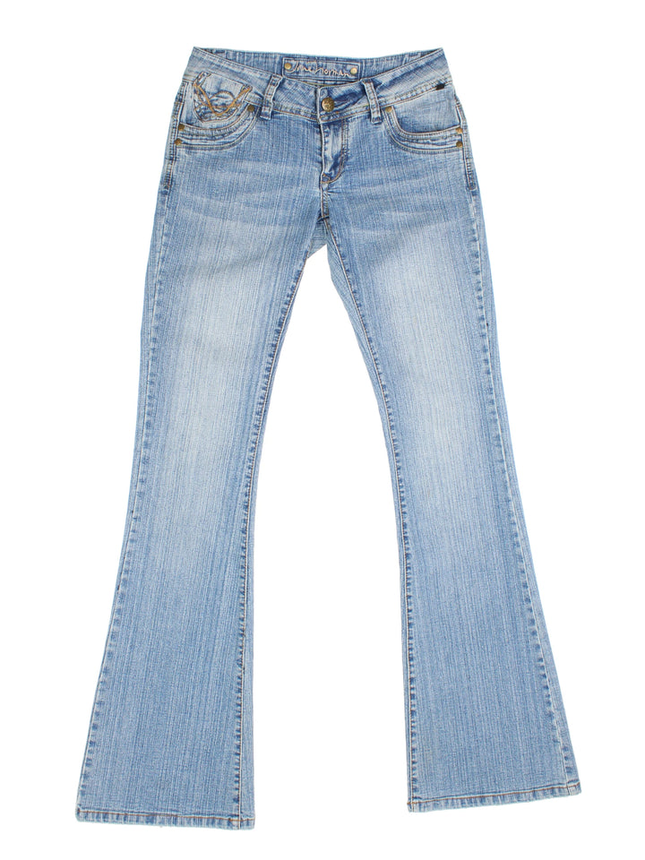 Y2K Jane Norman Flared Jeans (Size M)